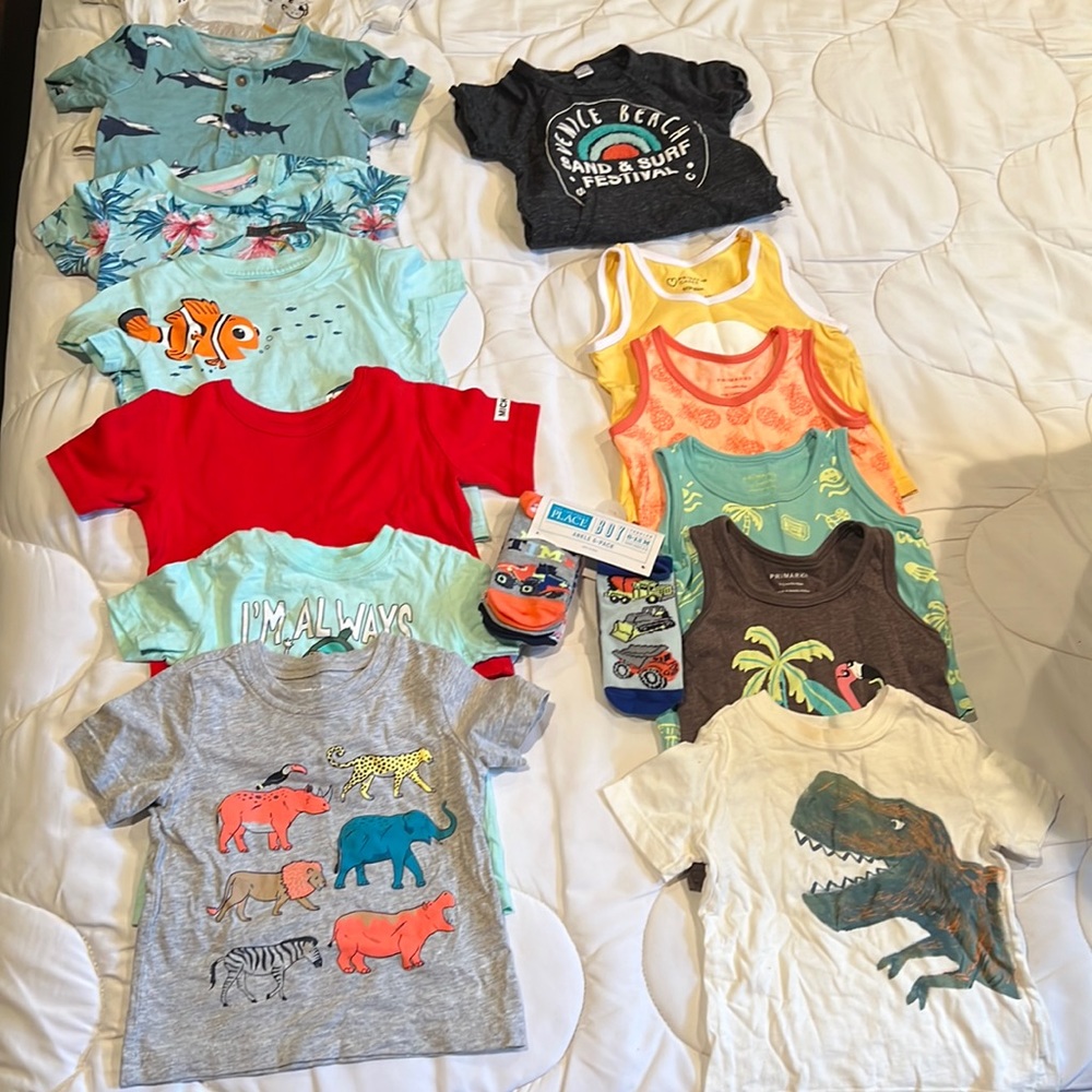 Baby Clothes 75 items Lot 6-12/18 month